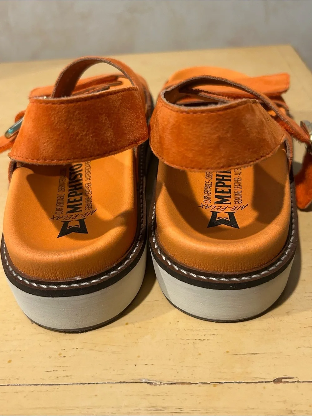 Mephisto suede burnt